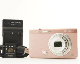 CASIO EXILIM EX-ZR50 Pink + 4gb Sdhc Card Digital Camera from Japan #10775