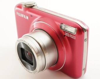 FUJIFILM FinePix JX400 レッド 箱入り 4GB SDHCカード付き 日本製