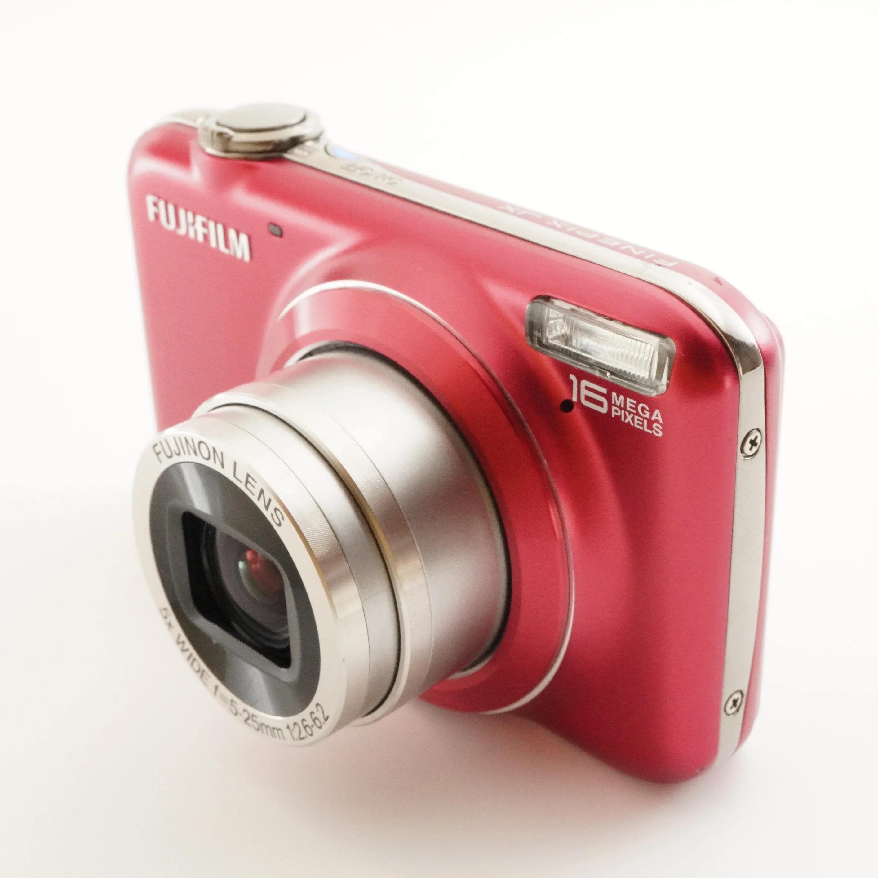 FUJIFILM FinePix JX400 レッド 箱入り 4GB SDHCカード付き 日本製