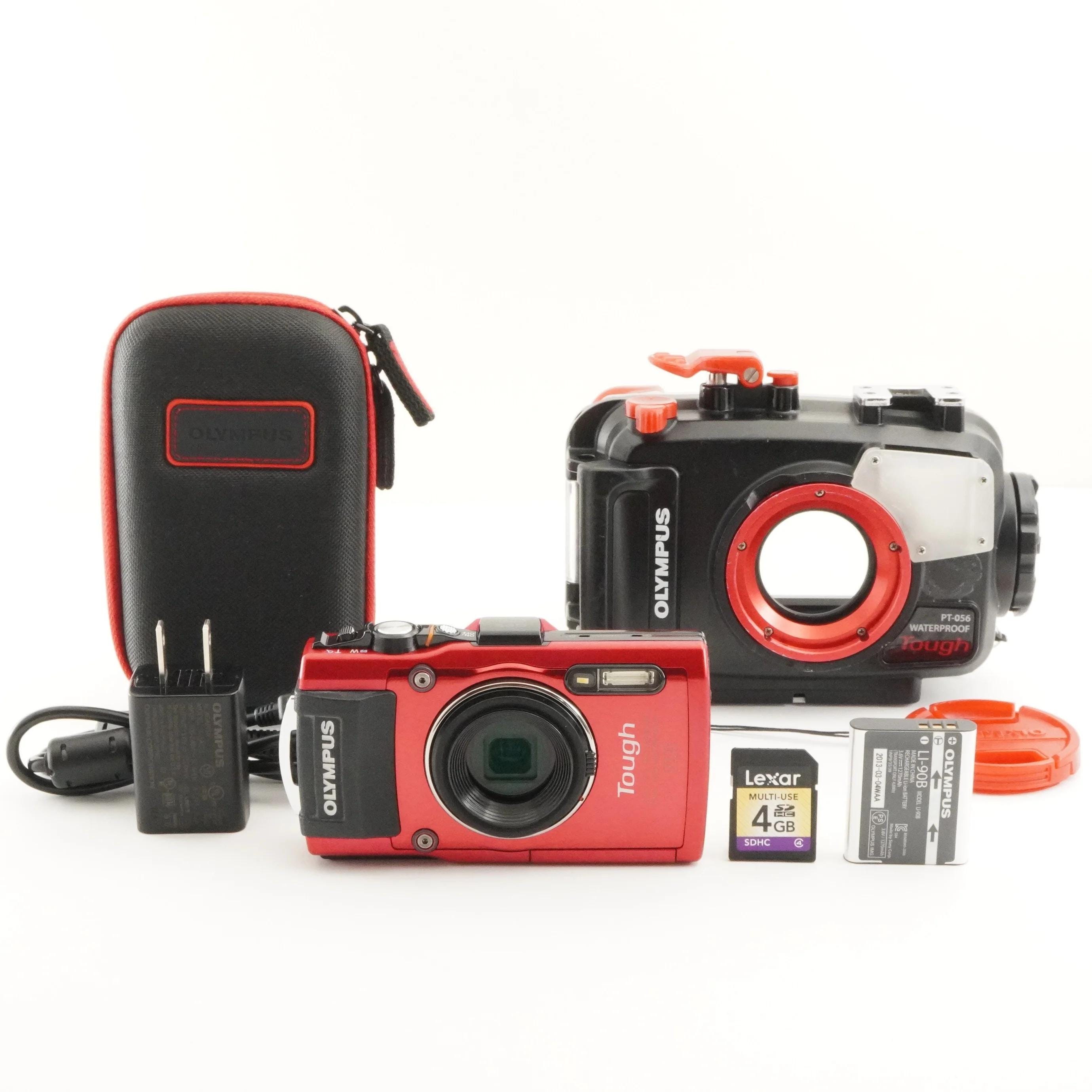 OLYMPUS Tough TG-4 レッド Amazon.com : OM SYSTEM OLYMPUS TG-4 16 MP Waterproof Digital