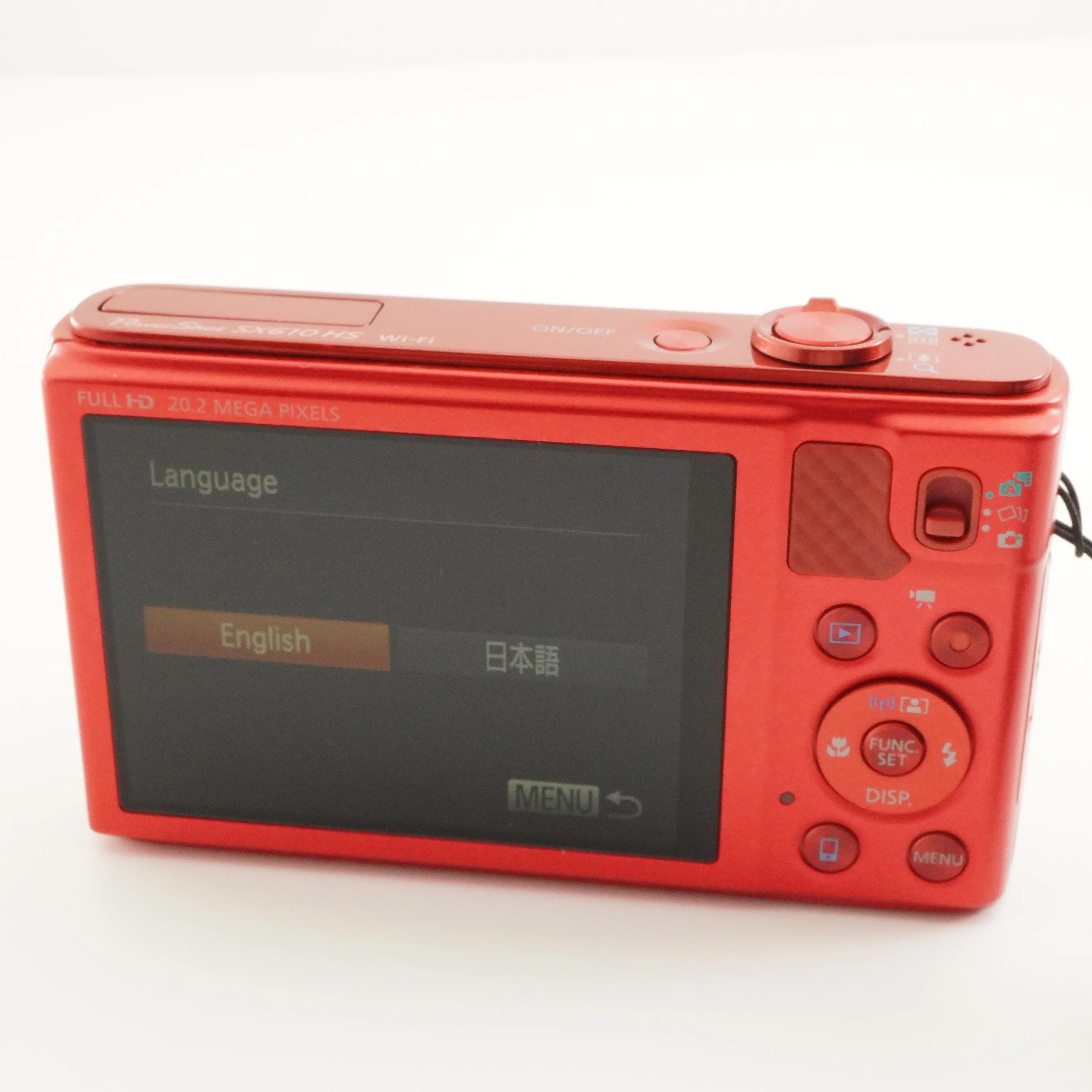 キャノン　Canon PowerShot SX610 HS レッド 1964 Canon Powershot SX610 HS Red With 4GB Sdhc Card Digital Camera