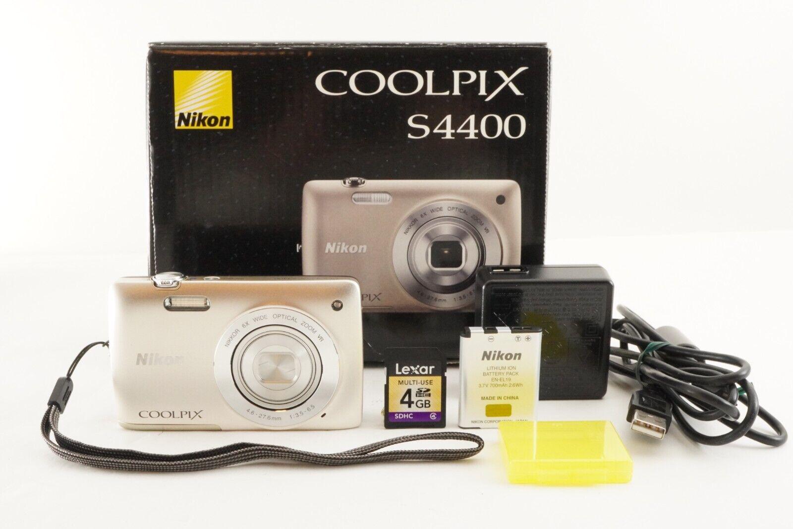 Nikon COOLPIX S4400 コンパクトデジタルカメラ 美品! Nikon ニコン COOLPIX S4400 レッド コンパクトデジタル