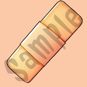 Cartoon, Cute, Band-Aid, Bandage, Injury, Digital Download PNG, Digital Art, Clip Art