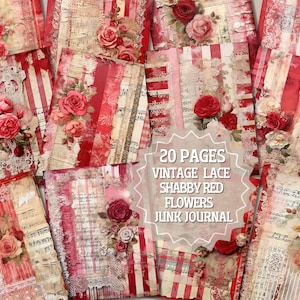 Vintage Newspaper Junk Journal Seamless Patterns,magazine