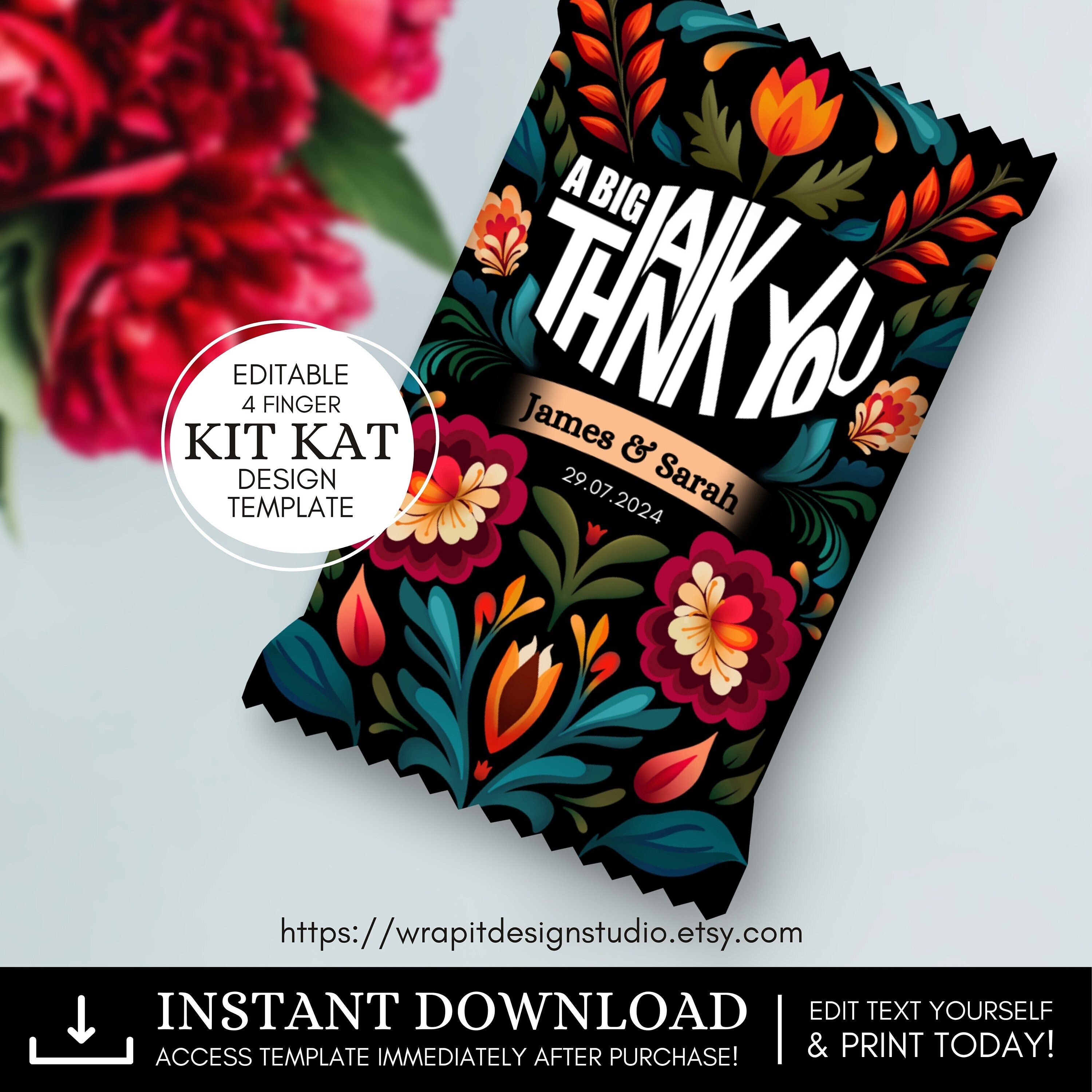 EDITABLE Jewel Tone Wedding Guest Favors | Chocolate Label Template | Moody  Wedding Printable Favor | DIY Candy Bar Label Chocolate Wrapper - Etsy