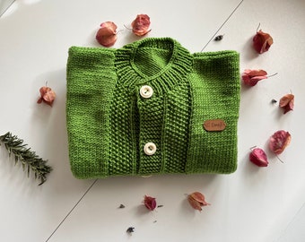 Baby/Kinderstrickjacke, Handgemacht