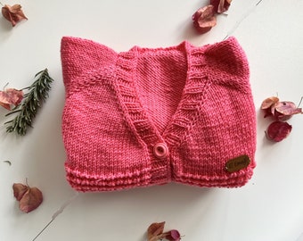 Baby/children's cardigan, handmade