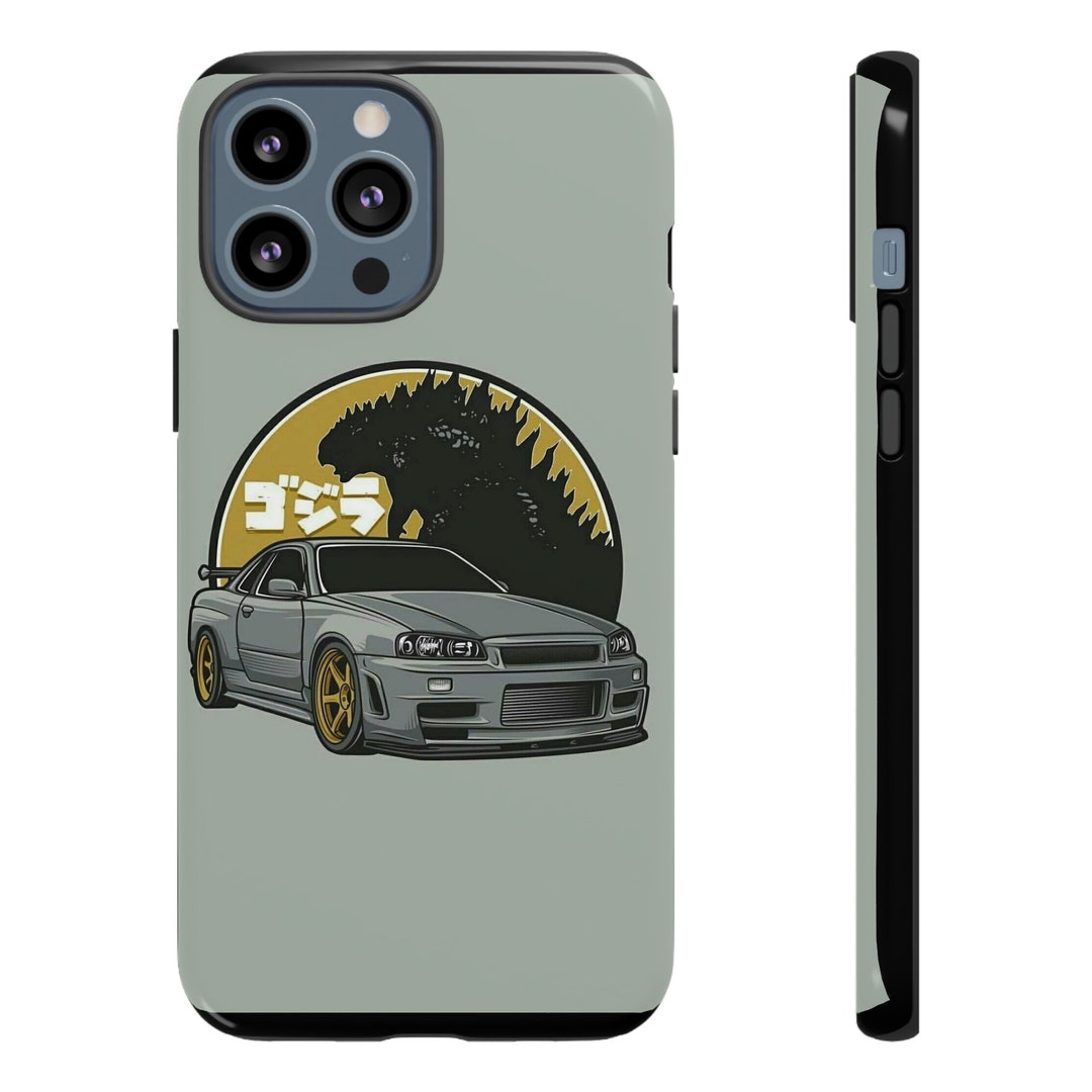Jdm-godzilla R34-skyline Phone Case - Etsy