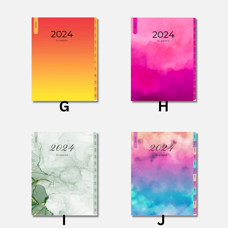 2024 Digital Planner Dated iPad Planner Minimal, Simple, Easy to Use