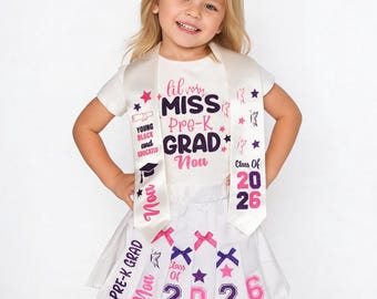 Custom Graduation Outfit: Skirt Set, Shirt & Stole - Class of 2026