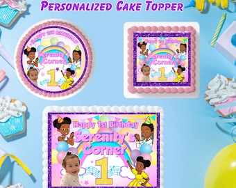 Gracie's Corner Inspired Printable Cake Topper | Birthday Decoration - Etsy