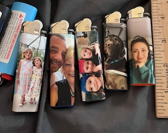 Encendedor con foto personalizado, encendedor Bic personalizado