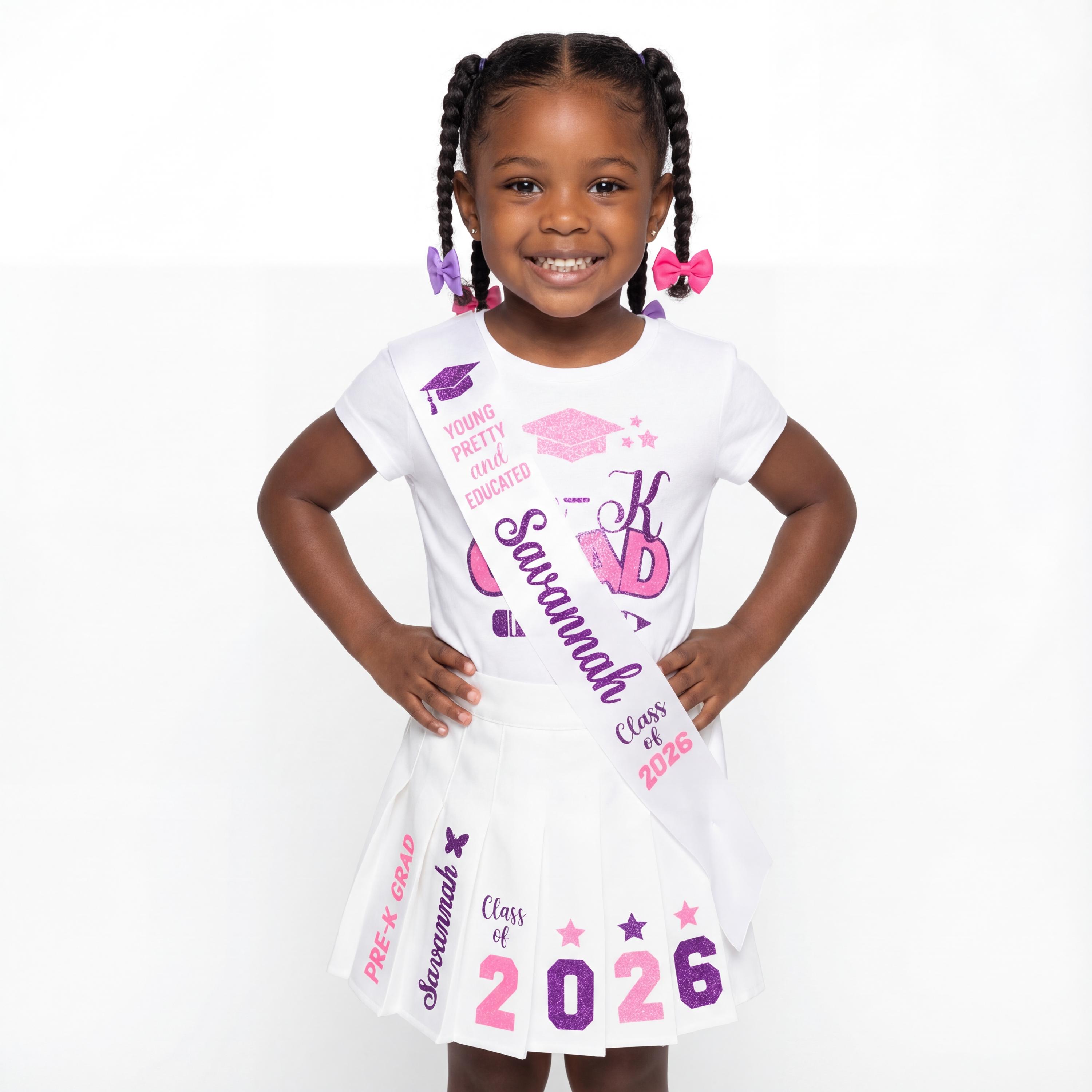 2026 Graduation Outfit | Girls Skirt Set With Shirt & Stole | Custom Grad Outfit - Etsy 2026 Graduation Outfit | Girls Skirt Set With Shirt & Stole | Custom Grad Outfit - Etsy