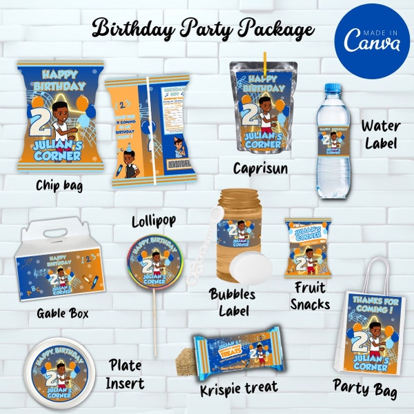 Gracies Corner Birthday, Gracies Corner party, Boys Birthday, digital download