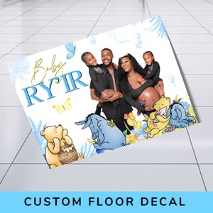 Custom Floor Decal, Custom floor wrap, Removable Sticker, Vinyl Floor Banner