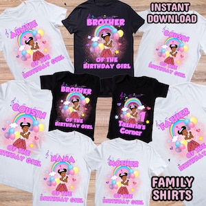 Personalized Family Birthday Shirt: Gracie&#39;s Corner Party (Digital Download)