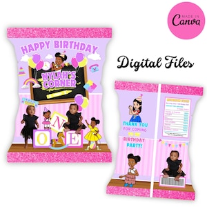 Gracie&#39;s Corner Birthday Chip Bag Template (Digital)
