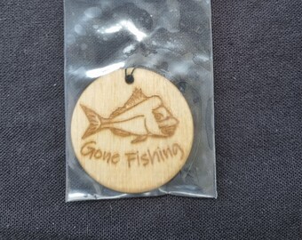 Gone fishing  snapper, sustainable car freshener.