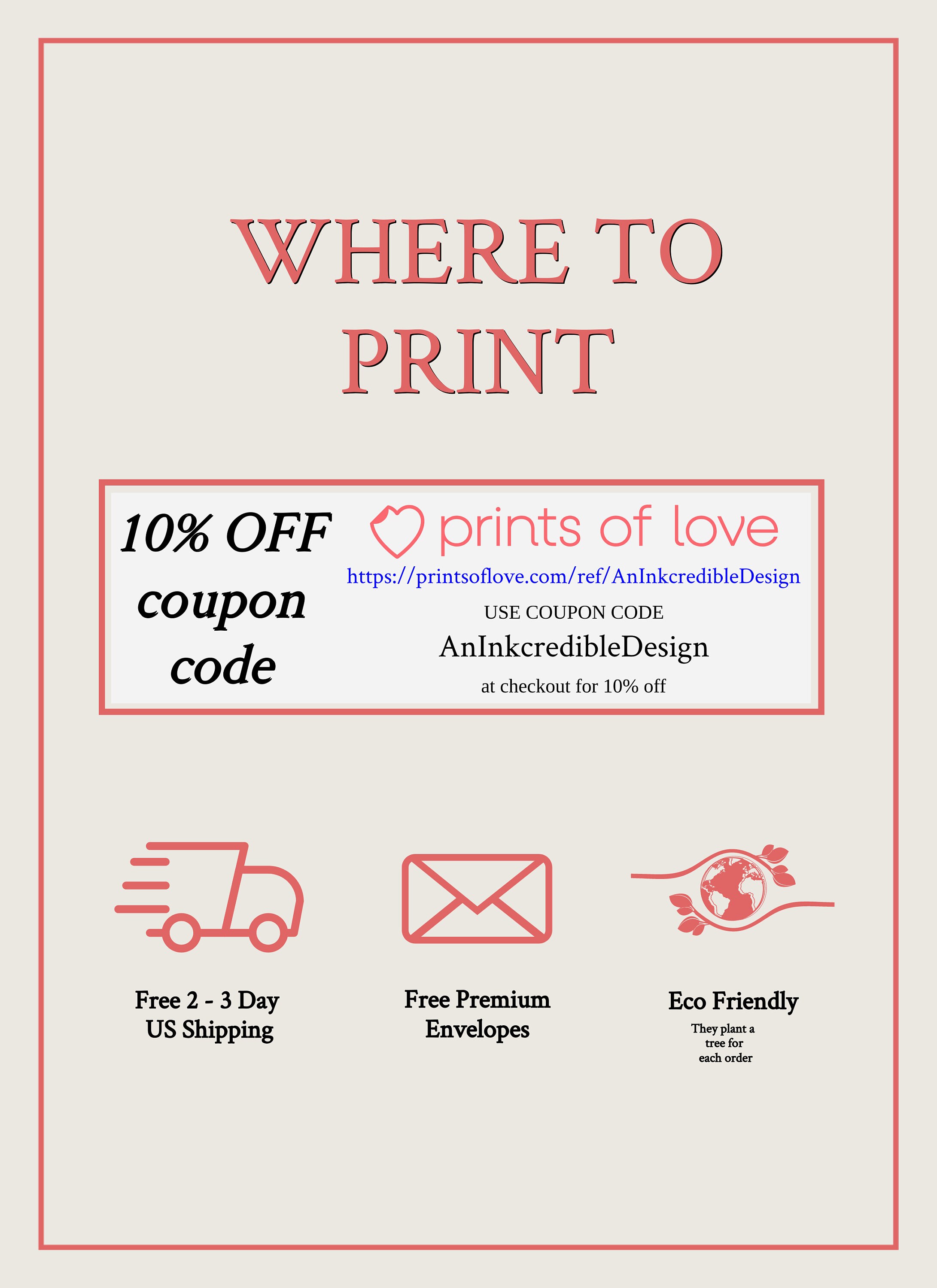 Eco-friendly Modern Wedding Invitation, Polaroid Back Template, Editable &amp; Printable, Minimalist ...