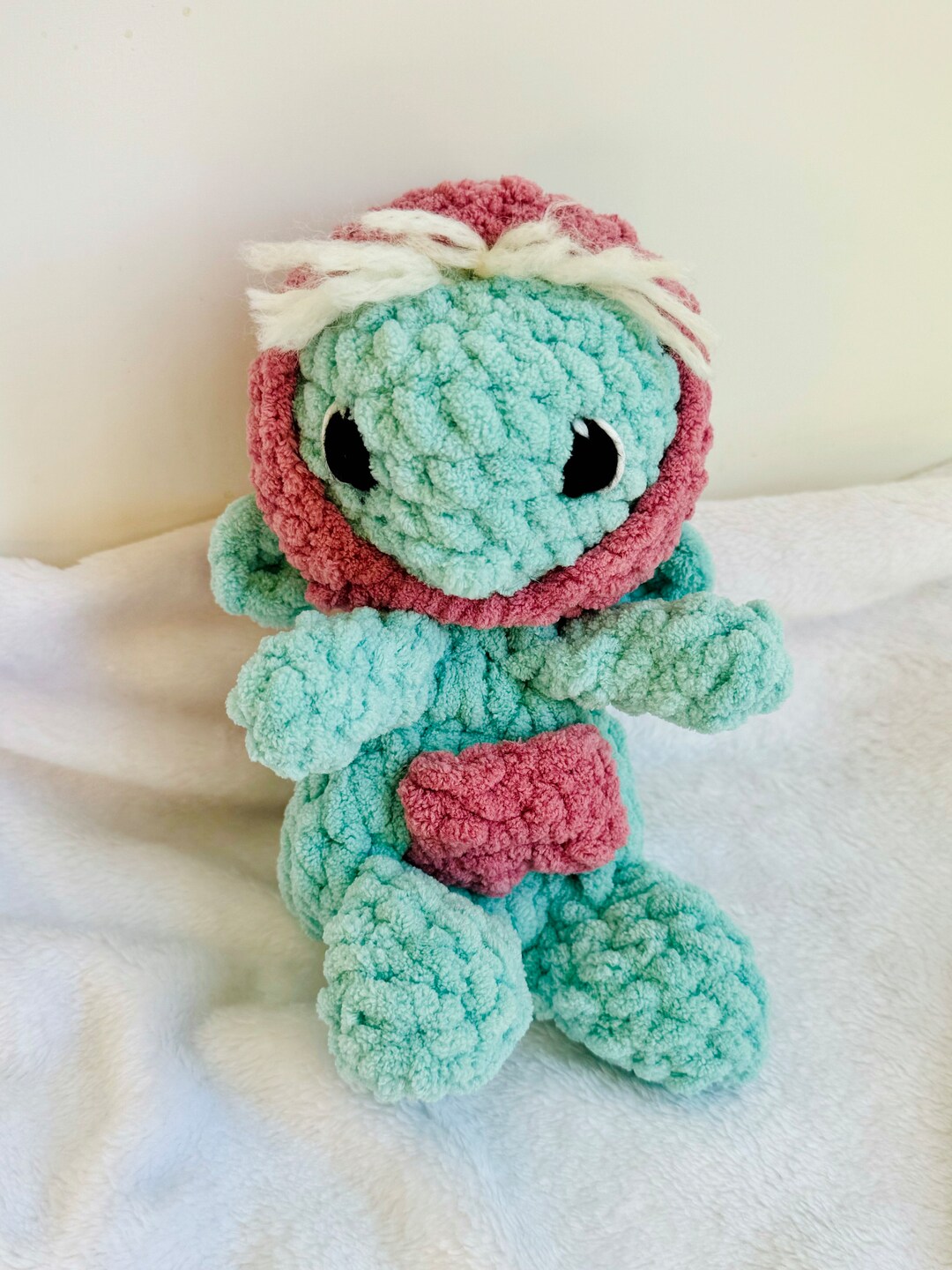 Plush Baby Doll Handmade Crocheted Doll Handmade Plushie Crochet Doll