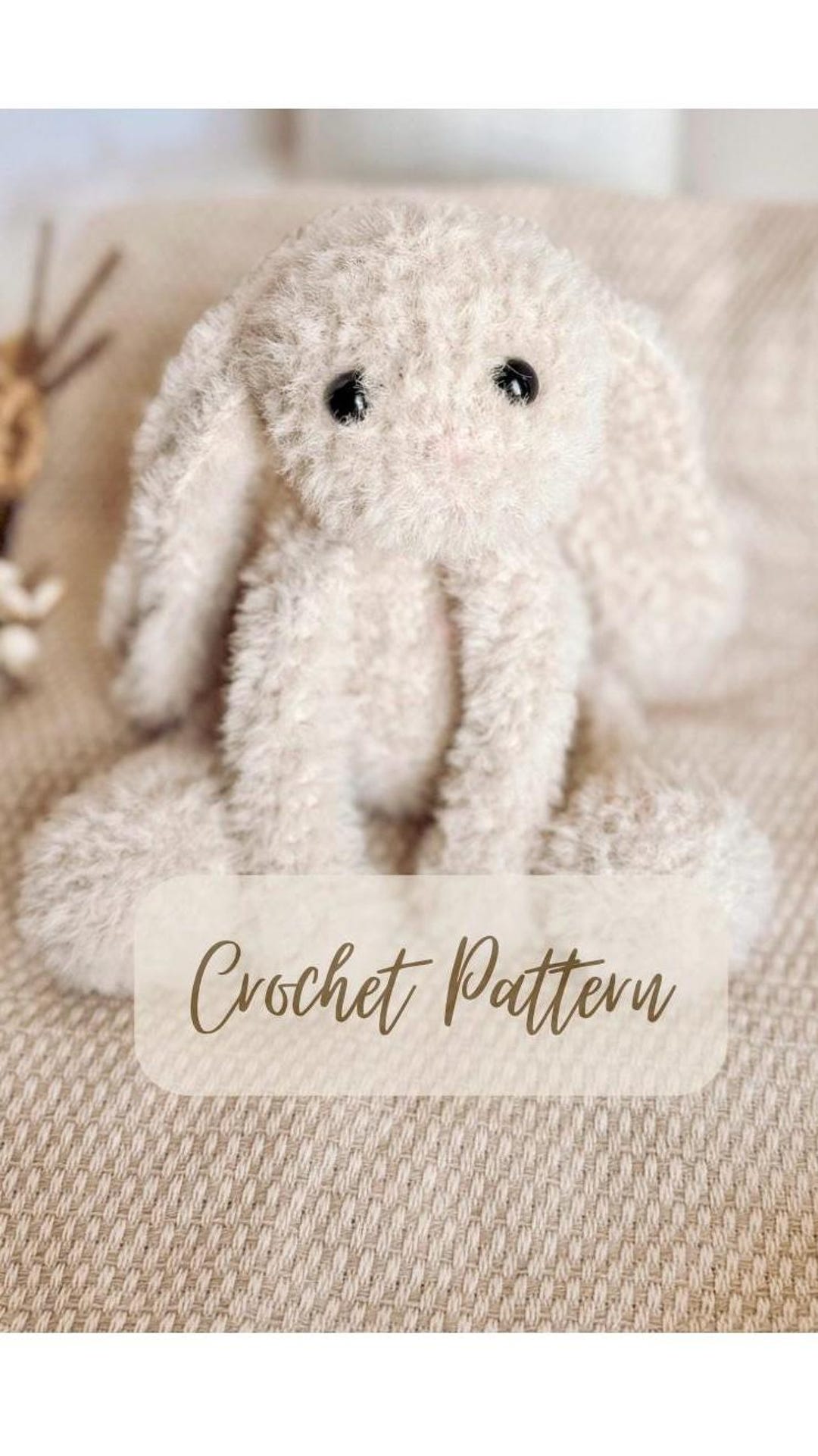 Hopper the Bunny PDF Crochet Pattern - Etsy