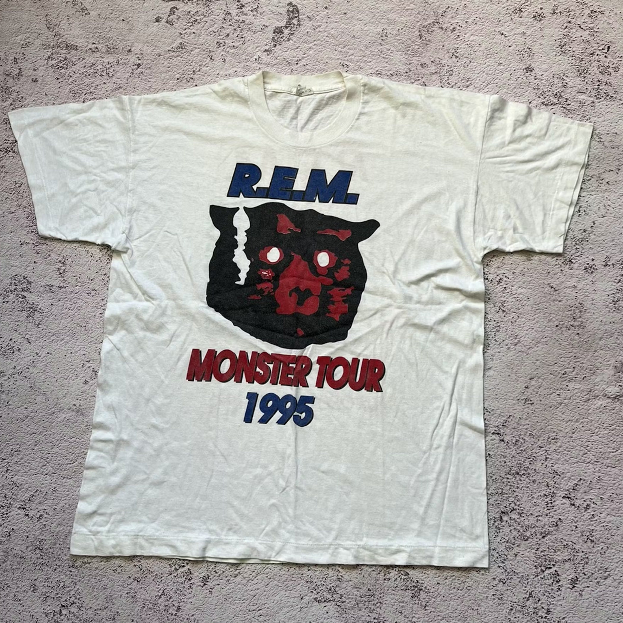 R.E.M Monster Tour Tshirt, R.E.M 1995 Monster Tour, Rock Band Tee