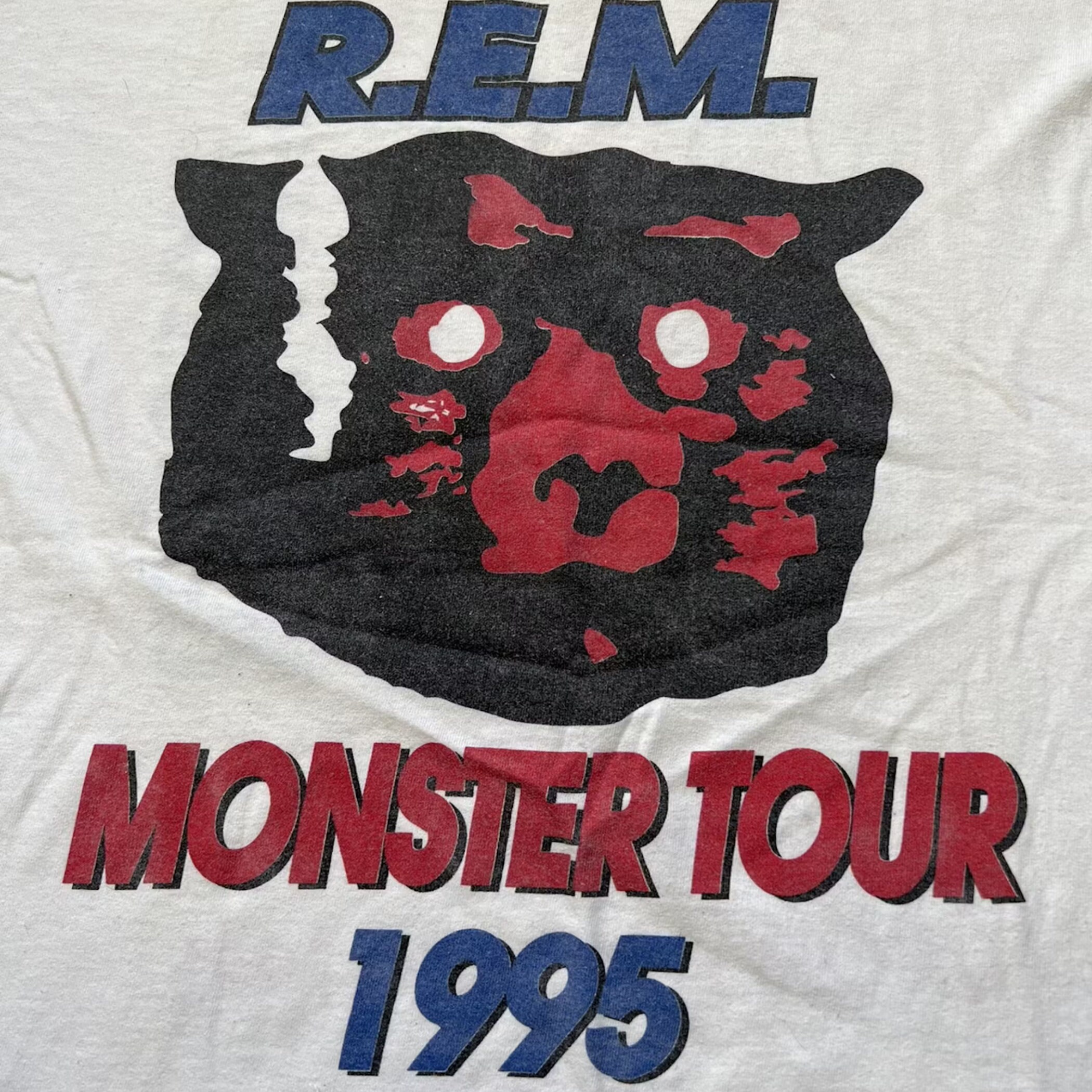 R.E.M Monster Tour Tshirt, R.E.M 1995 Monster Tour, Rock Band Tee