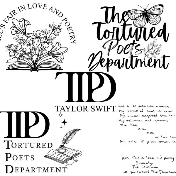 All's Fair in Love and Poetry Png | The Tortured Poets Department Bundle Png | The Eras Tour Merch | New Album | Swiftie Gift