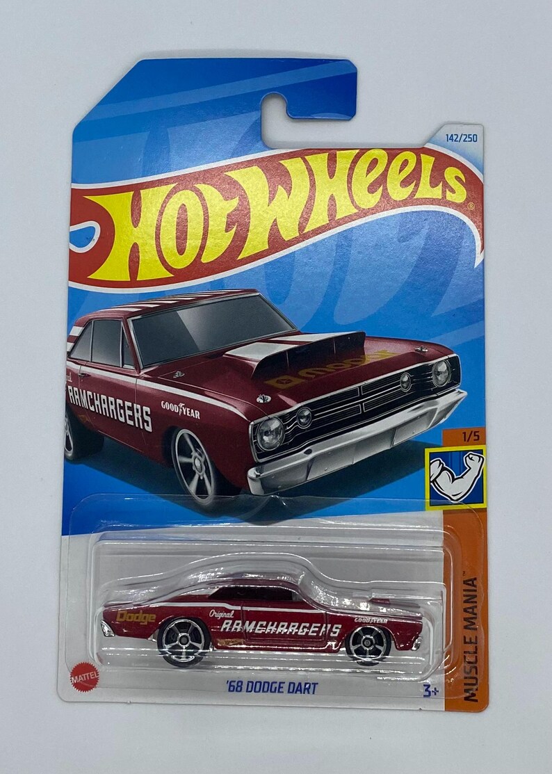 Hot Wheels '68 Dodge Dart - Musclemania Series 1/5 Diecast Car - View #9