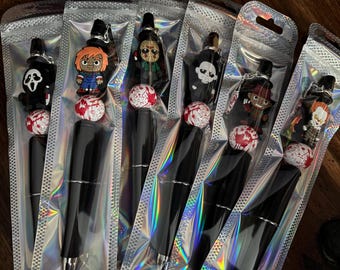Horror Character ballpoint Pen: Halloween Boo Basket Stocking Filler