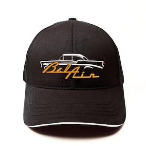 Cappello ricamato Chevy Bel Air, stile auto anni &#39;50