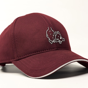 Tintin and Snowy Milou Embroidered Hat, The Adventures of Tintin,Tintin,Snowy,Milou