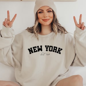 Classic New York 1664 Sweatshirt - Retro Style Hoodie- Urban Fashion Wear - Perfect Gift for NY Lovers