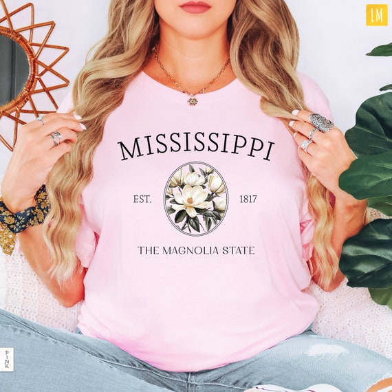 アッシュ Mississippi Magnolia State T-shirt - Floral Southern Pride
