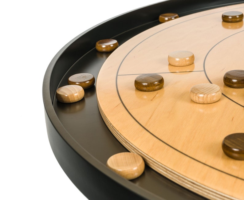 Tournament Size Crokinole Board Game With Discs & Polish - Etsy