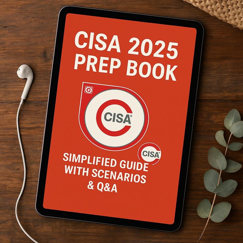 CISA Exam Prep Book: Simplified Study Guide (PDF) Post 2024 - Etsy