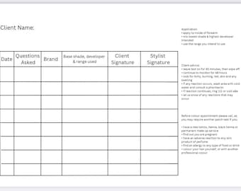 Salon Alert Test Cards