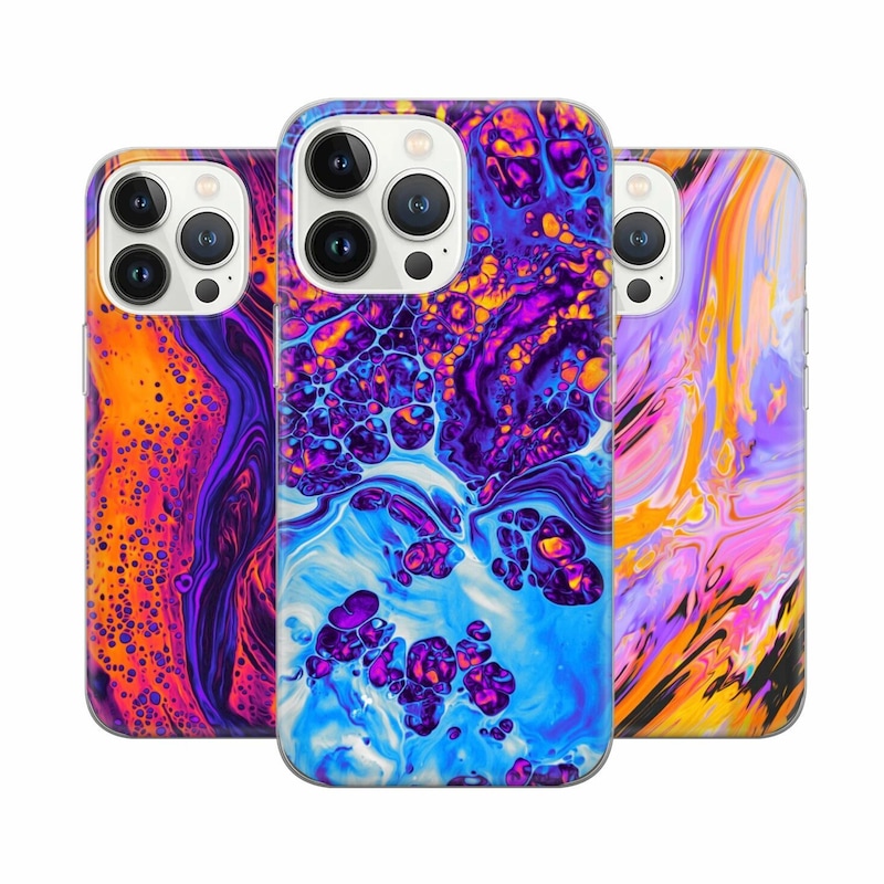 Coque IPhone Fluorescente – Compatible IPhone 11 à 17, Multiples Couleurs, TPU Souple