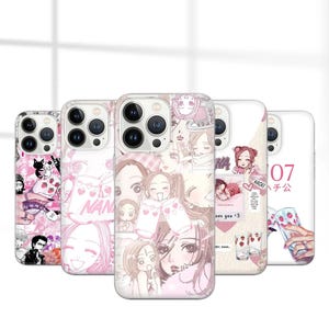 Nana anime Phone Case Hachi aesthetic Cover for iPhone 16e, 15, 14, 13, 12, 11, Google Pixel 9 Pro, 8, 7A, Samsung S25 edge, S24 FE, A71, A3