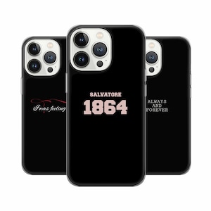 Custodia per telefono Vampire Diaries Eternity Cover per iPhone 15Pro, 14, 13, 12, 11, Google Pixel 8, 7A, 6A, Samsung Galaxy S24Ultra, S23fe, S22, A54