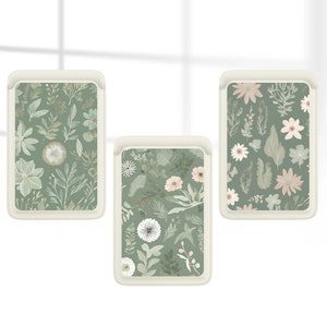 Free Spirit Magsafe-portemonnee, magnetische saliegroene portemonnee compatibel met iPhone 15, iPhone 14, iPhone 13 SE Pro Max Plus