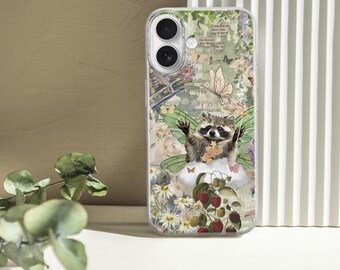 Cover per telefono con fata procione, stile Fairycore vintage per iPhone, Pixel e Samsung.