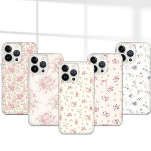 Coque Coquette Shabby Chic pour iPhone 16 Pro, 15, 14, 13, 12, 11, Google Pixel 9 Pro, 8, 7A, Samsung S25, S24 FE, A26, A36