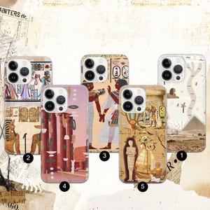 Ancient egypt Phone Case Pharaoh tomb Cover for iPhone 16e, 15, 14, 13, 12, 11, Google Pixel 9 Pro, 8, 7A, Samsung S25 edge, S24 FE, A71, A3