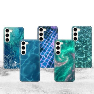 Oceancore Handyhülle Pool ästhetische Abdeckung für Samsung Galaxy S24 FE S25 Rand A26 A71 A56