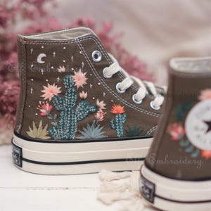 Cactus Converse - Etsy
