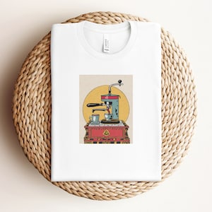 Coffee T-shirt, Espresso Shirt, manual espresso shirt, coffee lover shirt, coffee culture shirt, unisex coffee lover shirt