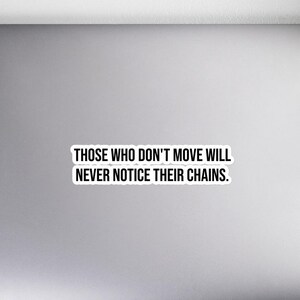 動かない人たち 気泡無しステッカー