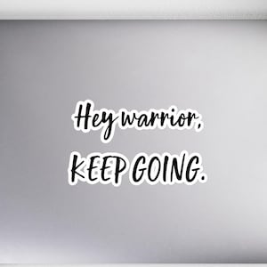 Keep Going Bubble-free sticker