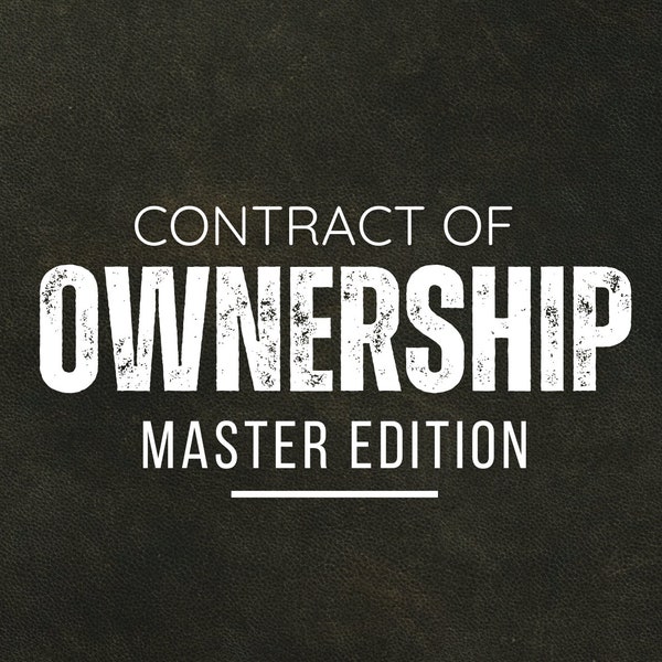 CONTRACT OF OWNERSHIP - Master Edition